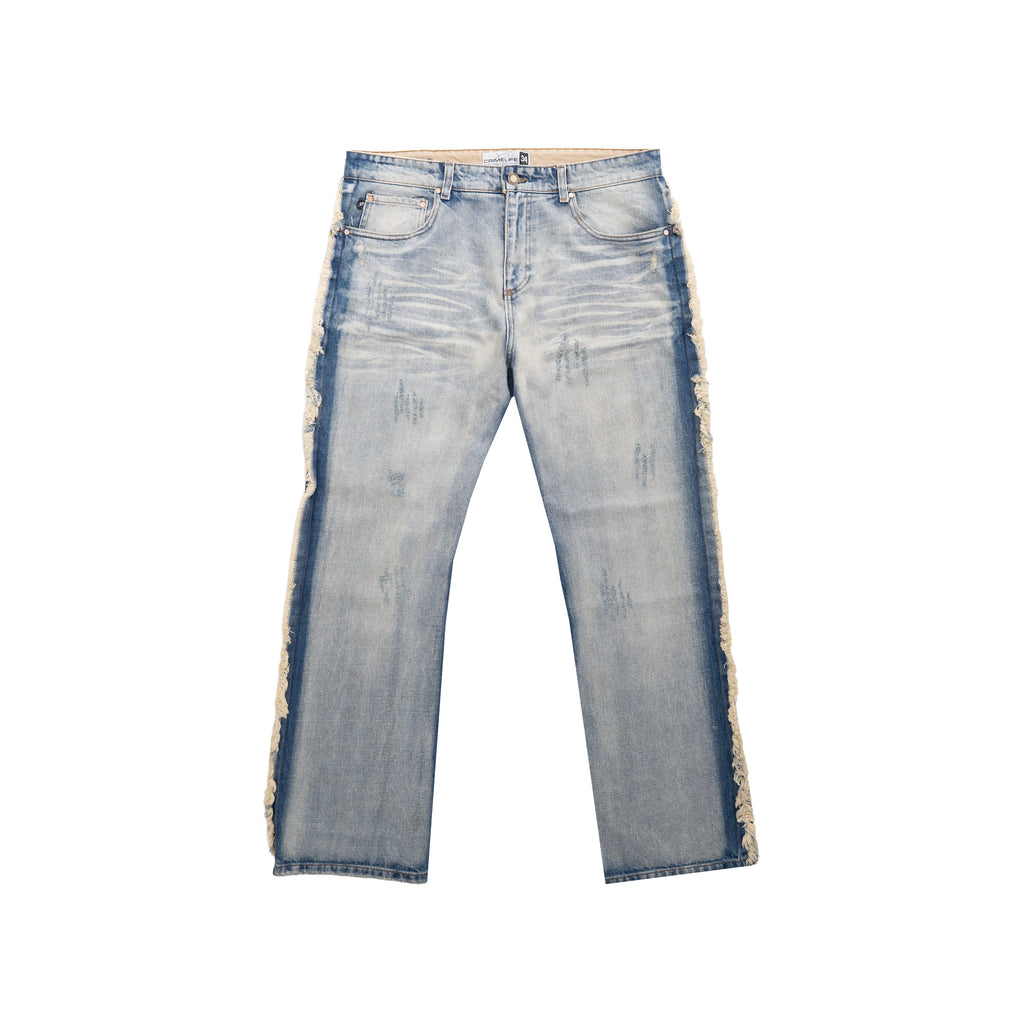 UNSTITCHED BLUE JEANS - CRIMELIFE