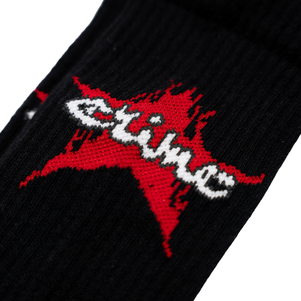 ARAB STAR BLACK SOCKS - CRIMELIFE