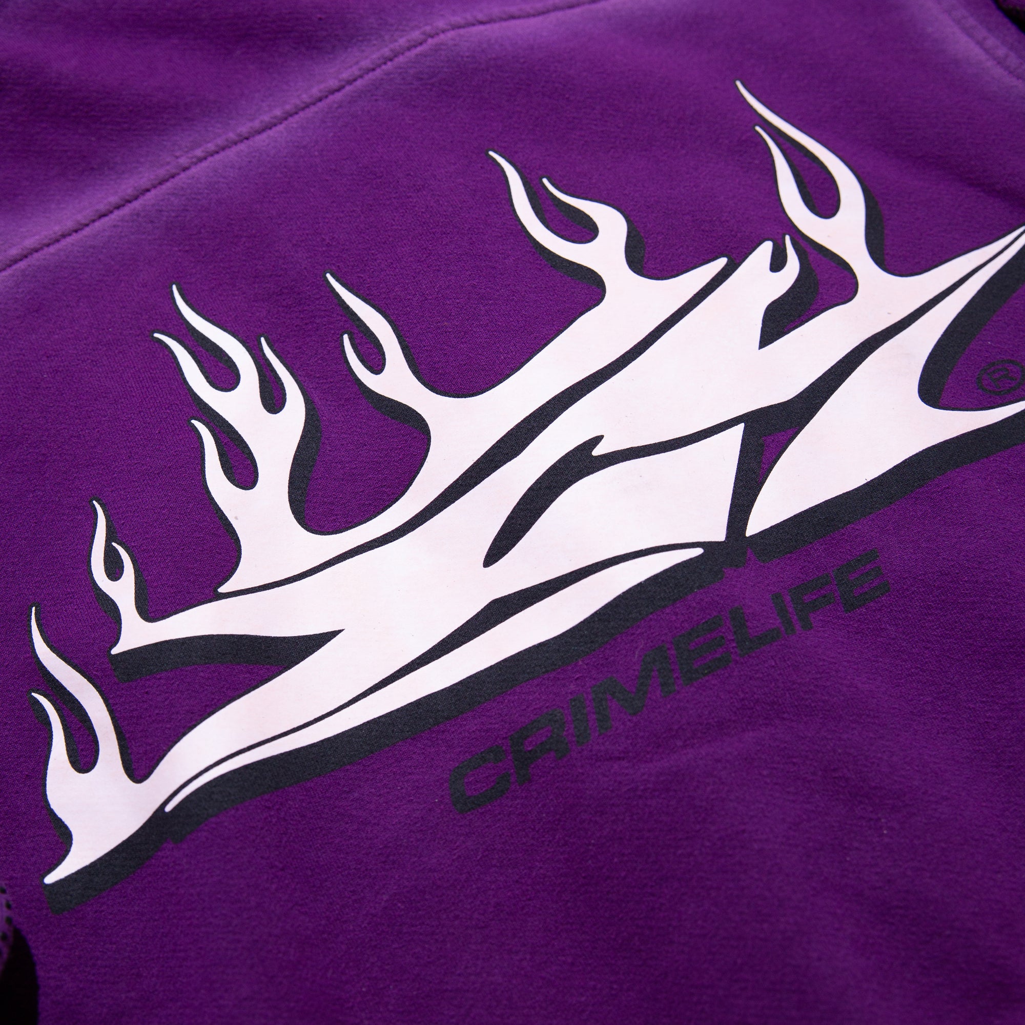 SPORT FLAMES ZIP HOODIE
