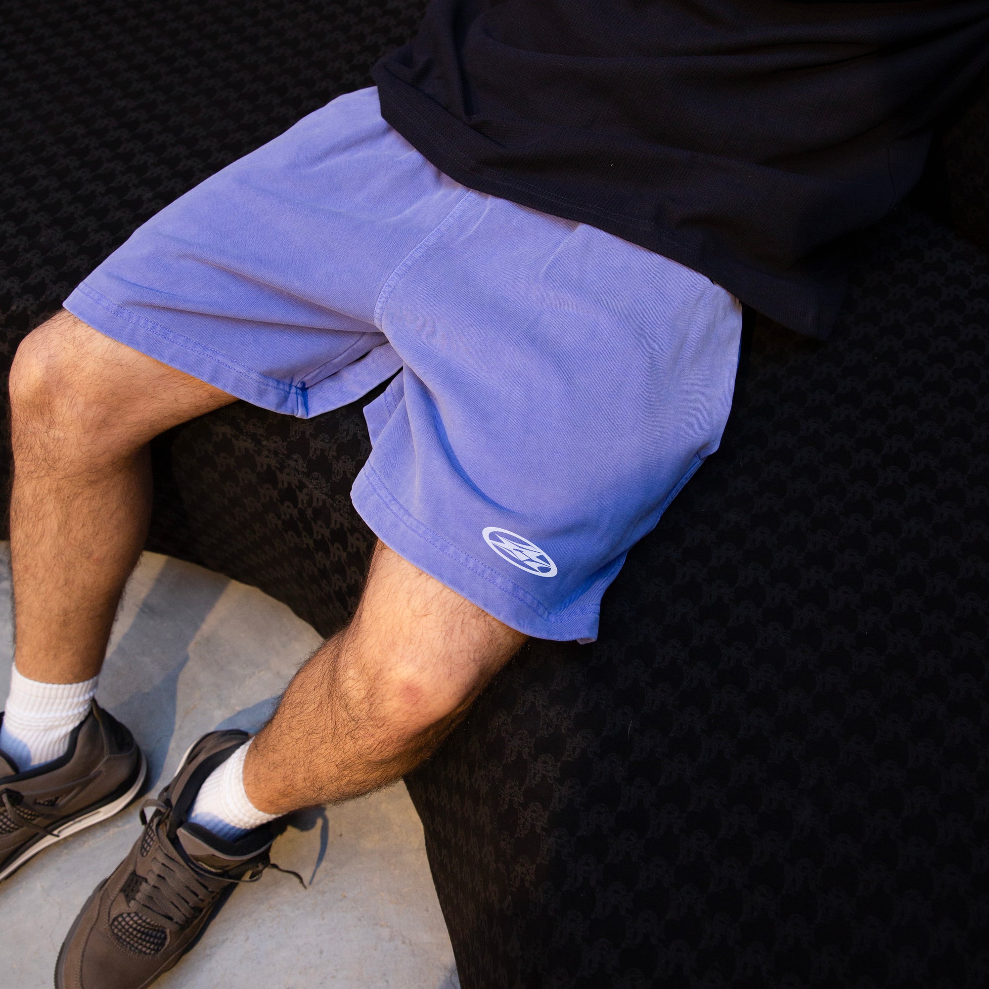 SHORT BASIC PURPLE (LOGO SPORT)