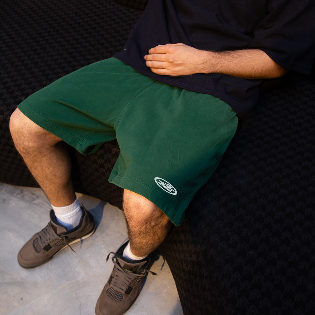 SHORT BASIC GREEN (LOGO SPORT)