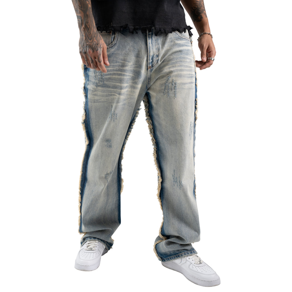 UNSTITCHED BLUE JEANS - CRIMELIFE