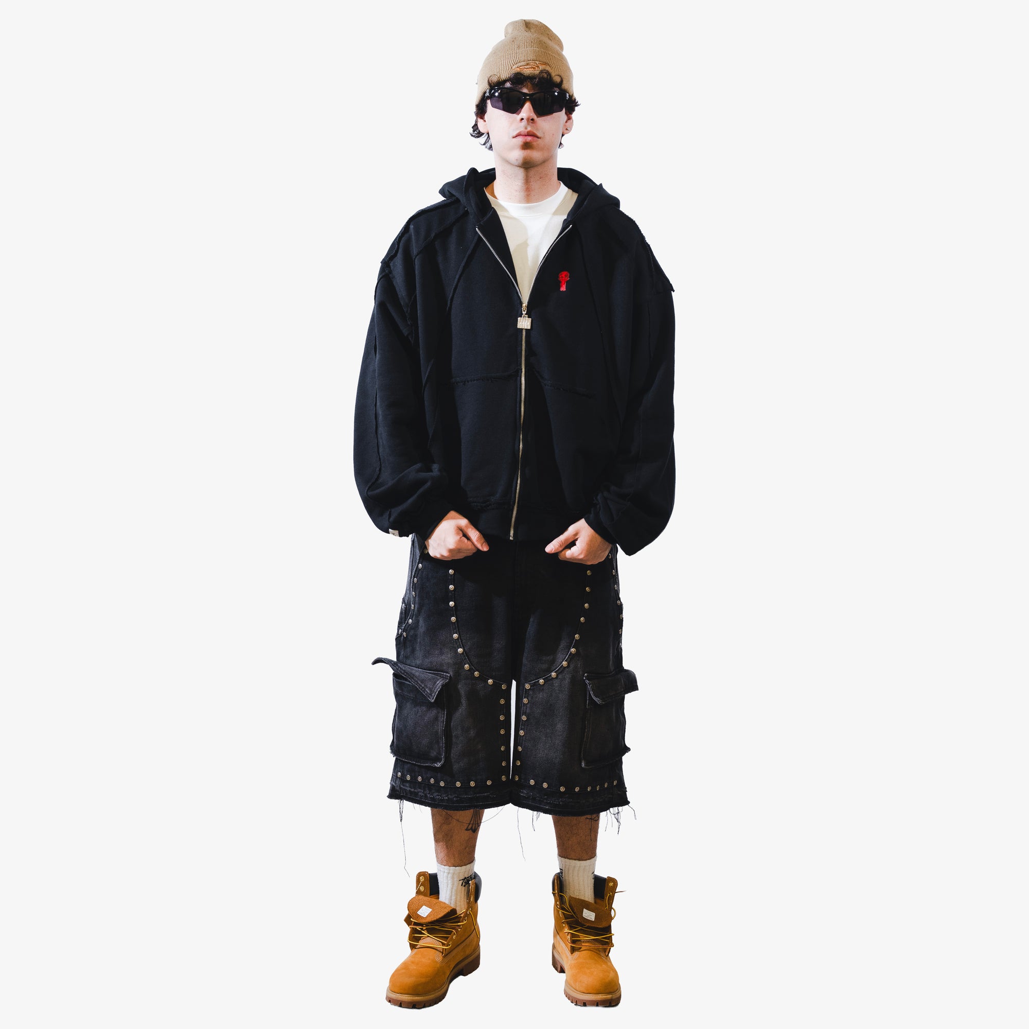 ESSENTIAL BASIC ZIP HOODIE