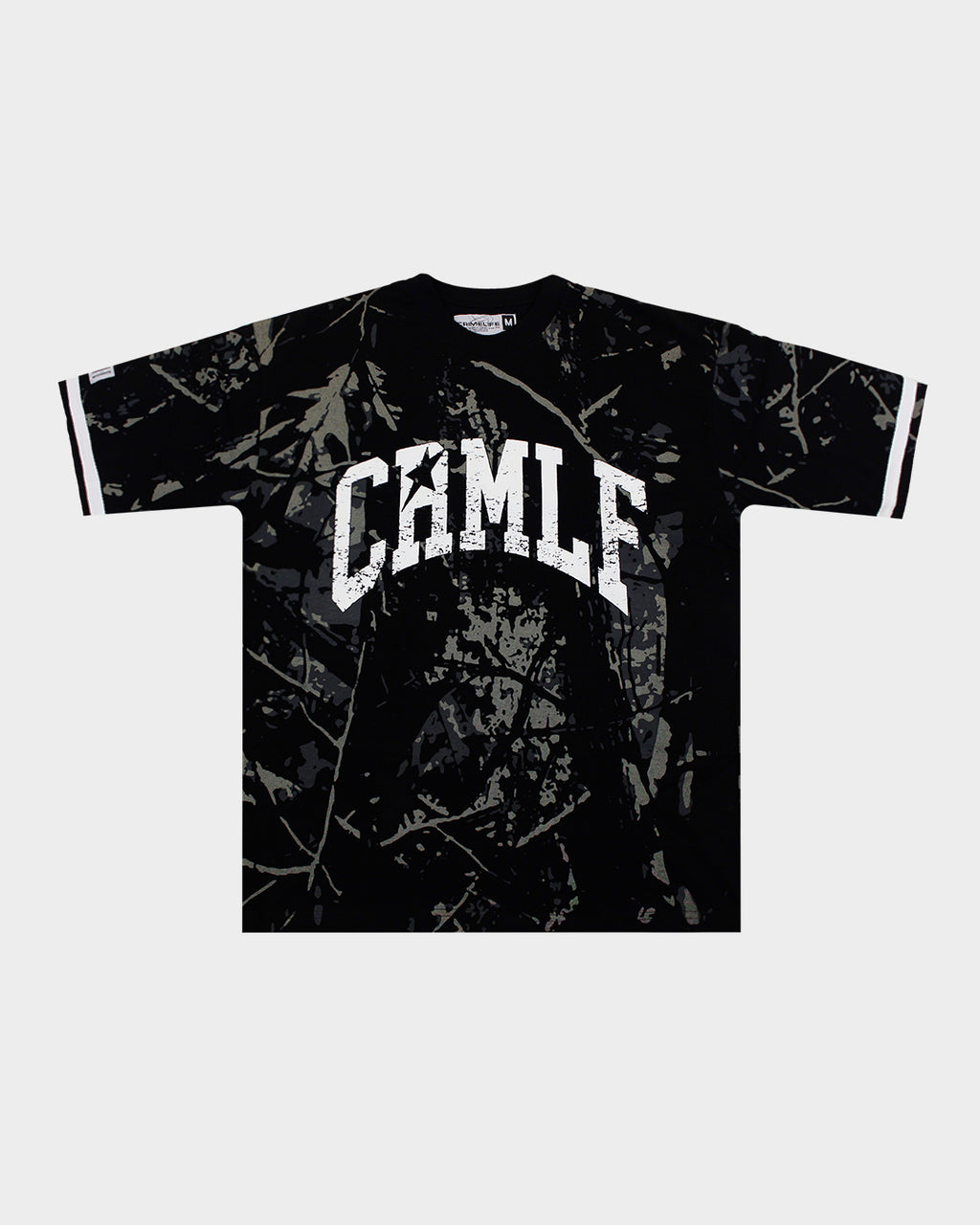 CAMO STAR BLACK TEE - CRIMELIFE
