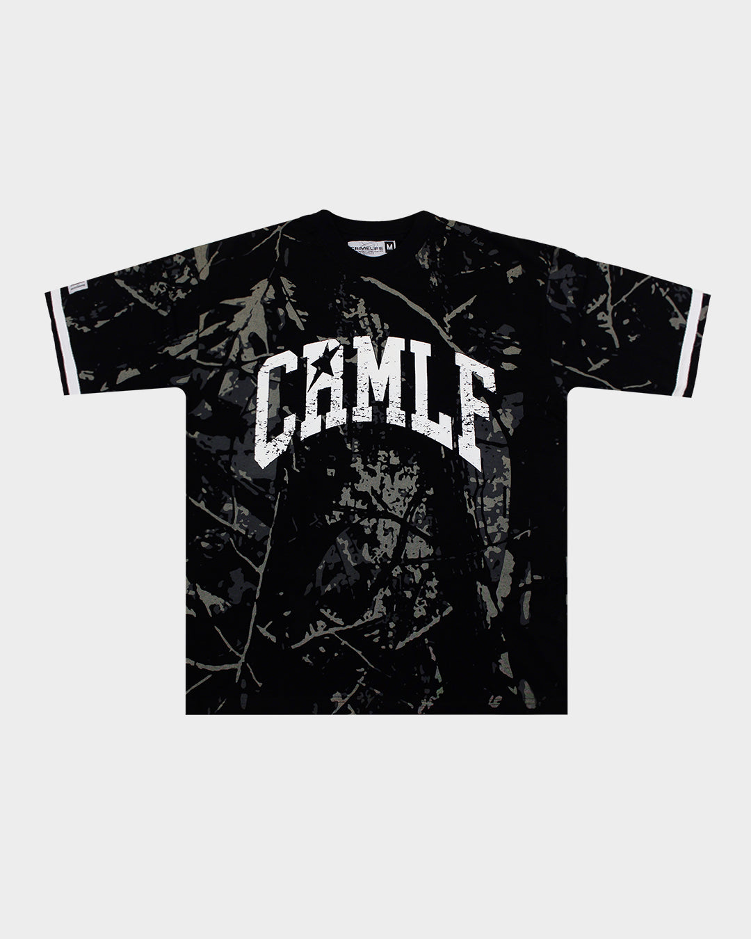 CAMO STAR BLACK TEE - CRIMELIFE