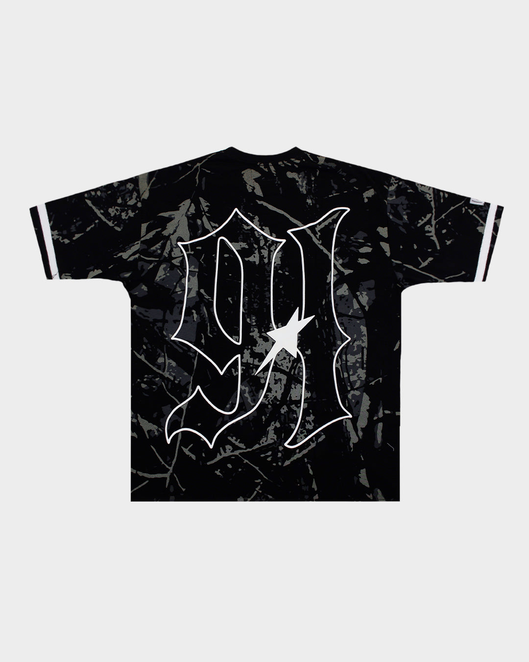 CAMO STAR BLACK TEE - CRIMELIFE