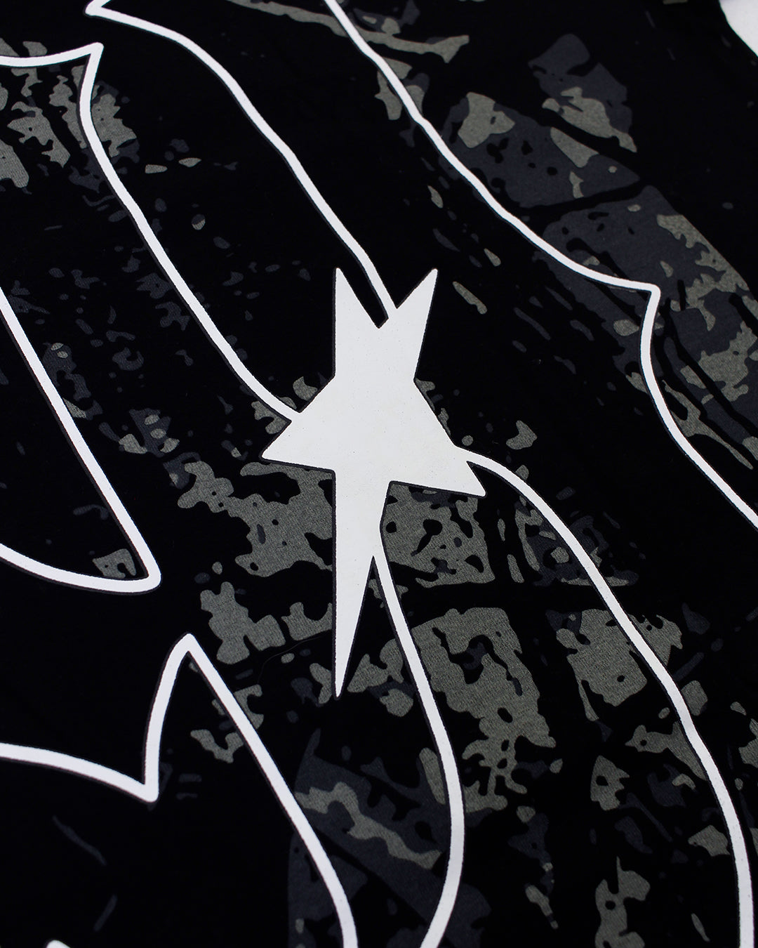 CAMO STAR BLACK TEE - CRIMELIFE