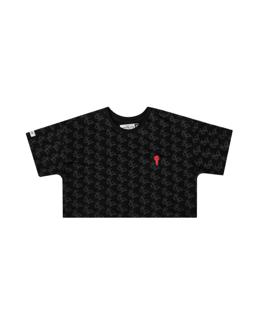 CL MONOGRAM CROP TOP