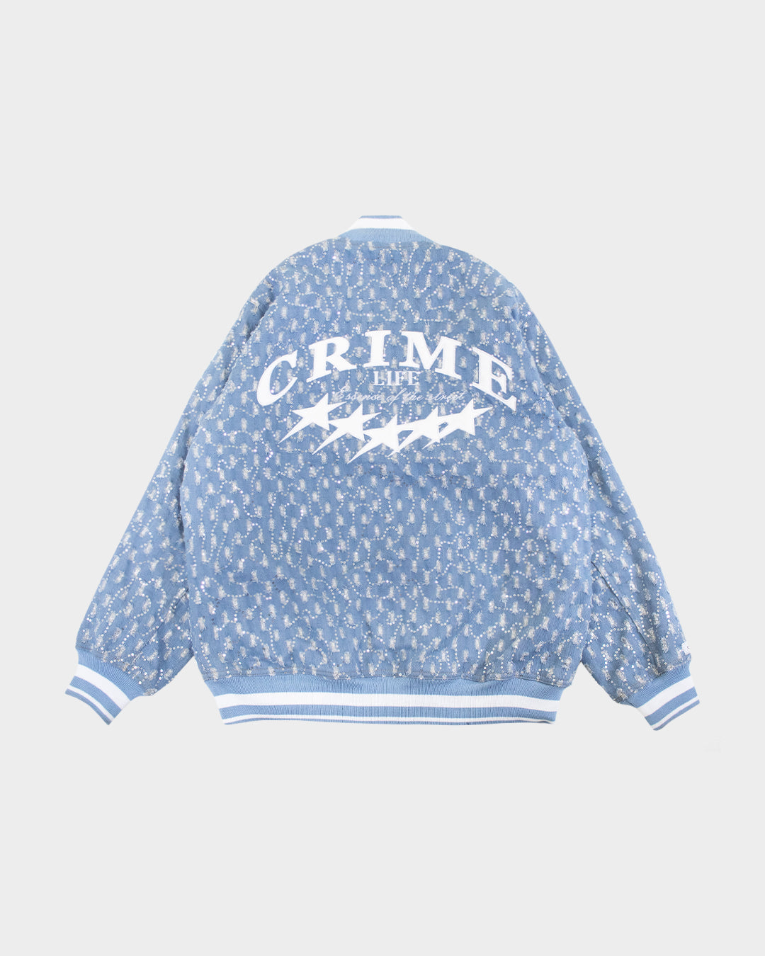 DESTROYED SHINE DENIM JACKET - CRIMELIFE