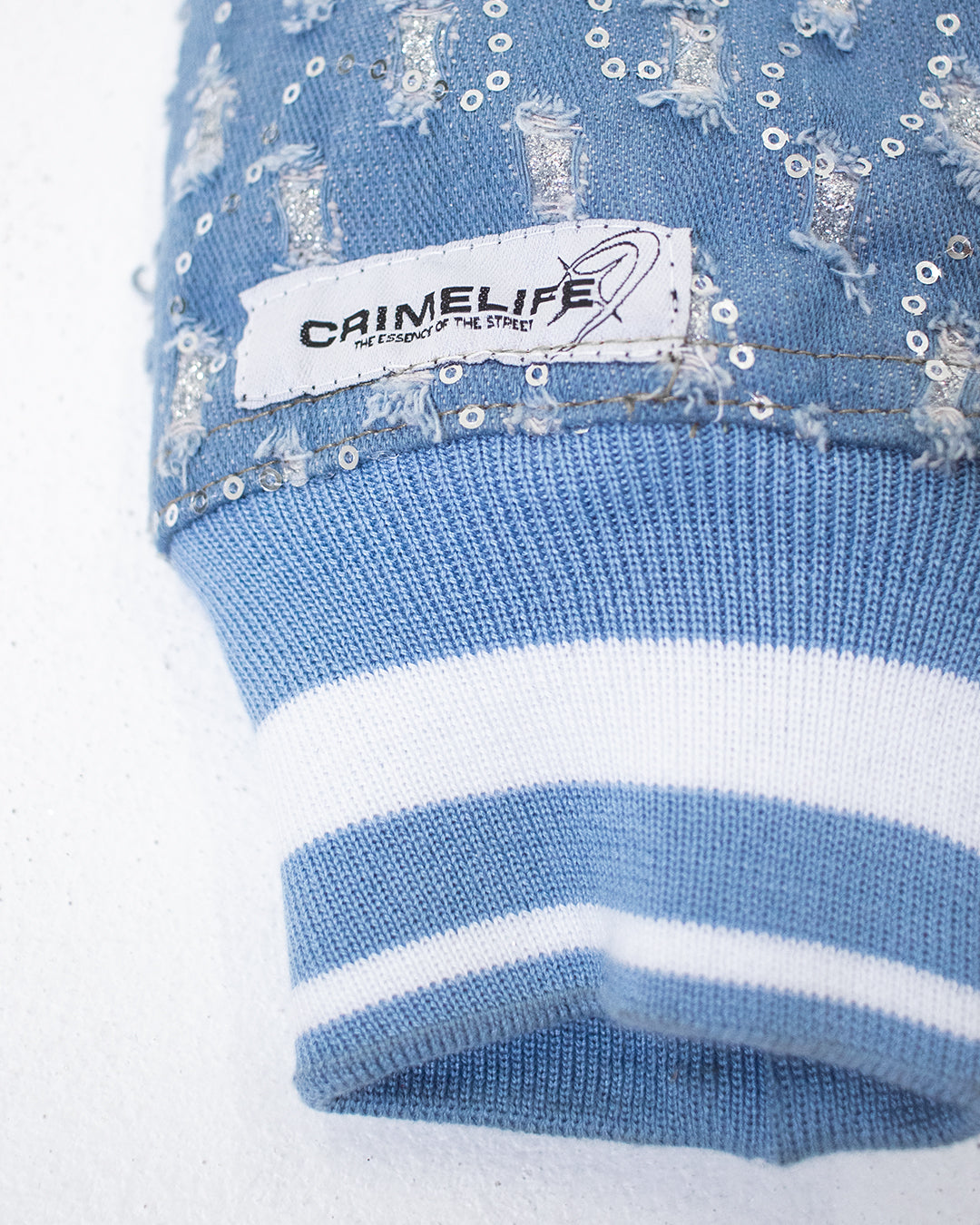 DESTROYED SHINE DENIM JACKET - CRIMELIFE