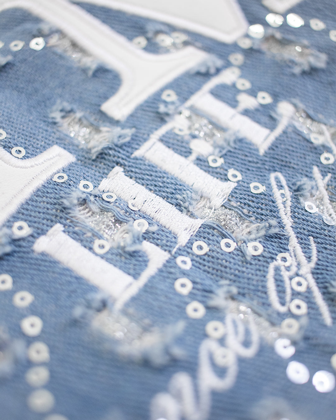 DESTROYED SHINE DENIM JACKET - CRIMELIFE