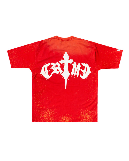 WASHED GOTHIC CROSS TEE
