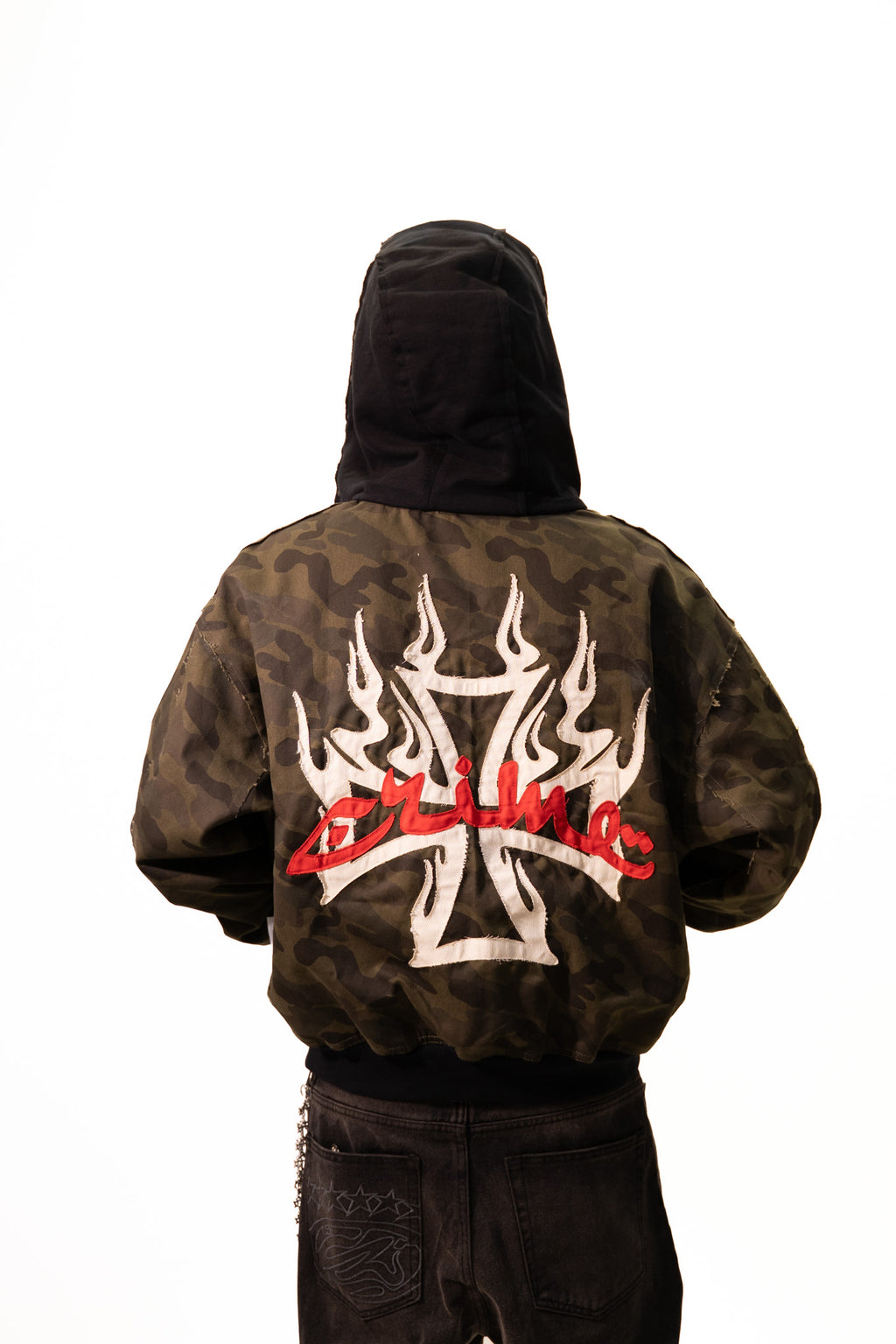 REBEL CAMO ZIP JACKET
