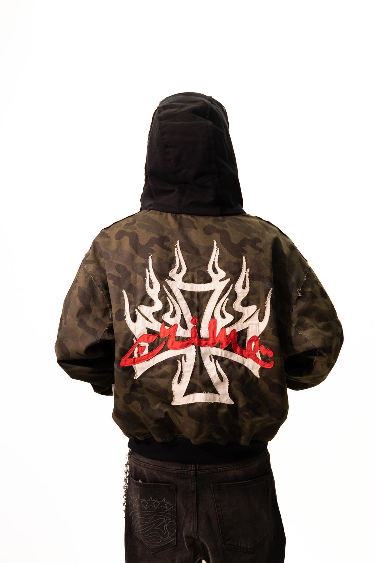 REBEL CAMO ZIP JACKET