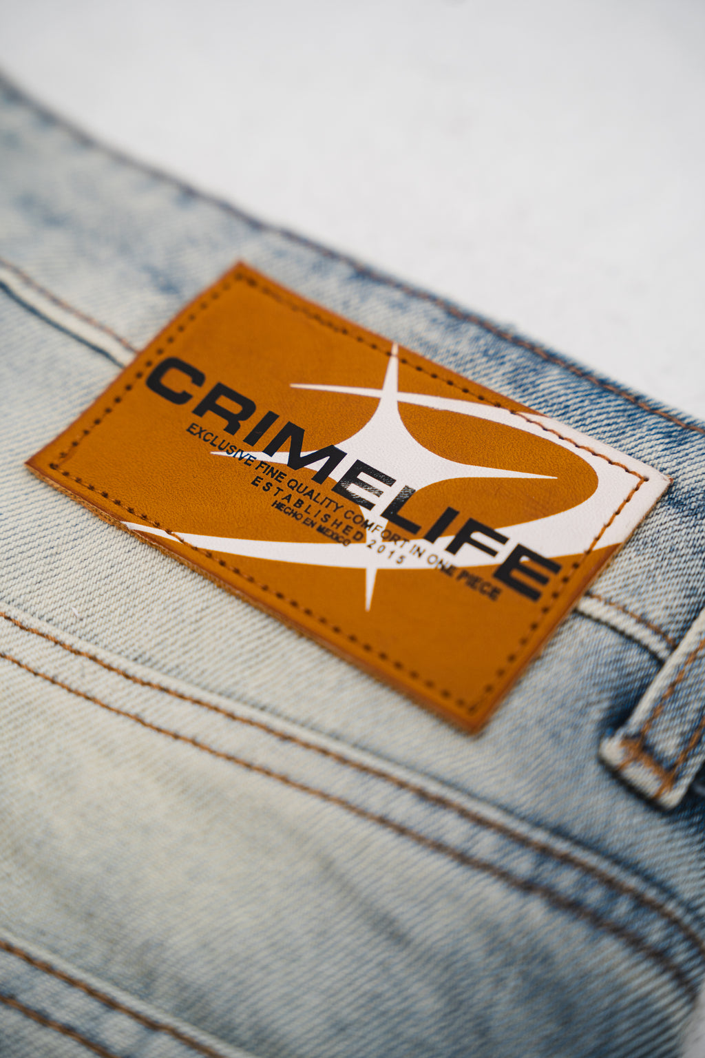 PATCHWORK DENIM JEANS - CRIMELIFE