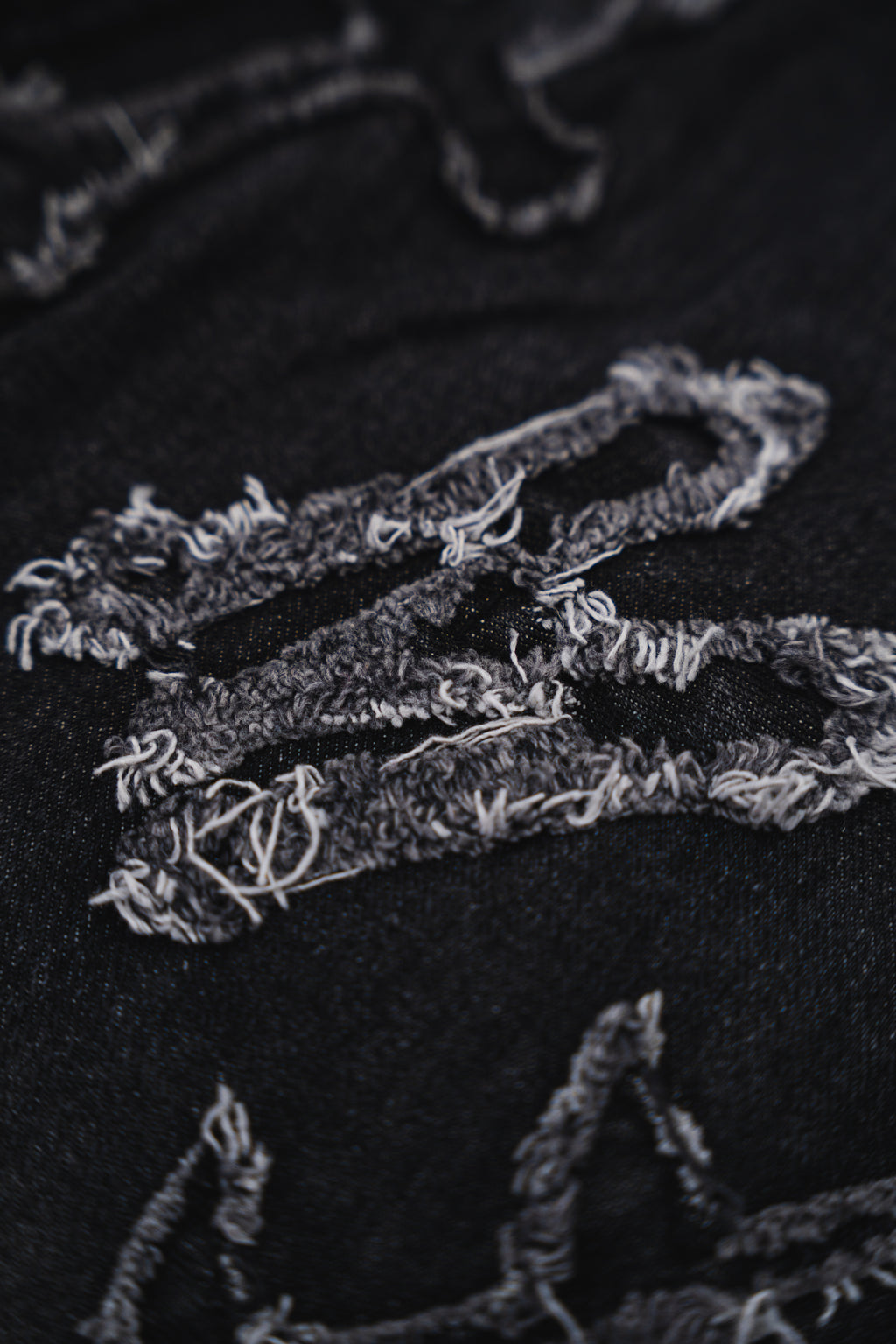 GOTHIC BLACK FLARED JEANS - CRIMELIFE