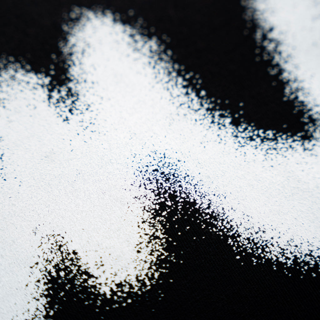 DISTRESSED BLACK TEE - CRIMELIFE