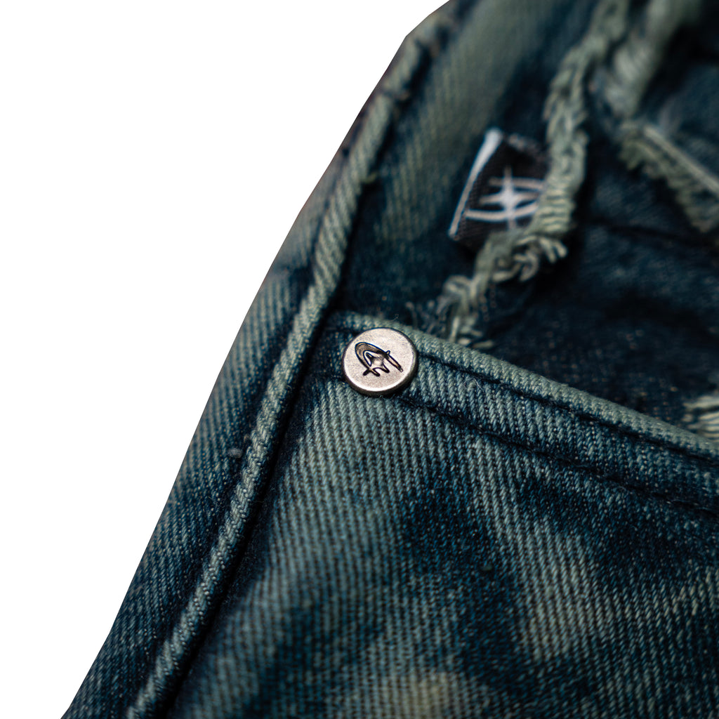 BURNT SEAMS JEANS - CRIMELIFE