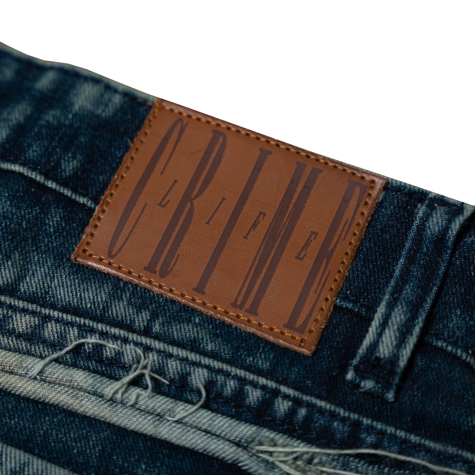 BURNT SEAMS JEANS - CRIMELIFE