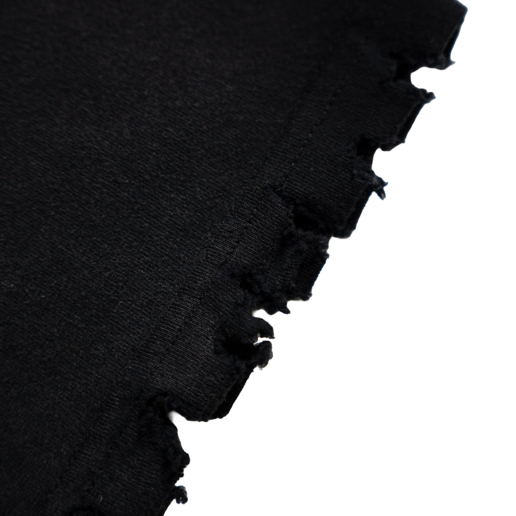 DISTRESSED BLACK TEE - CRIMELIFE