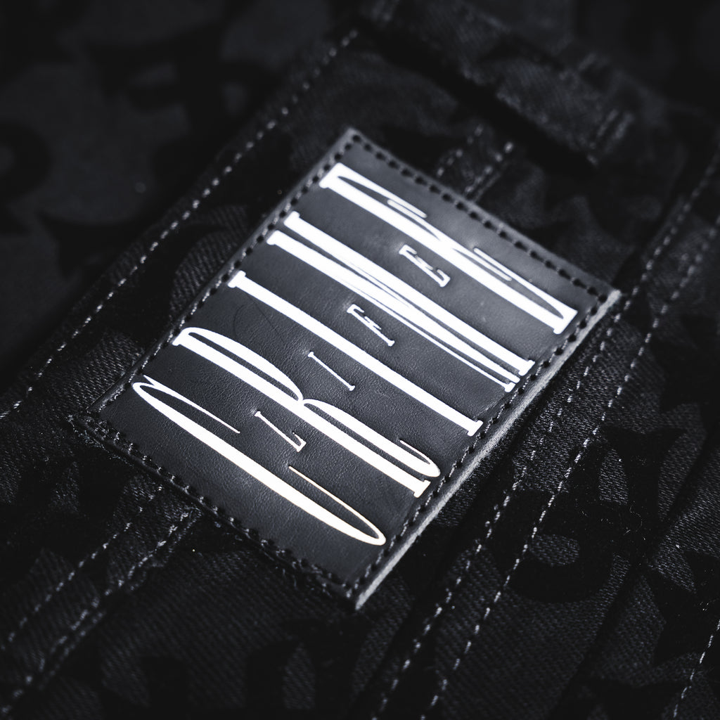 CL SUEDE MONOGRAM JEANS