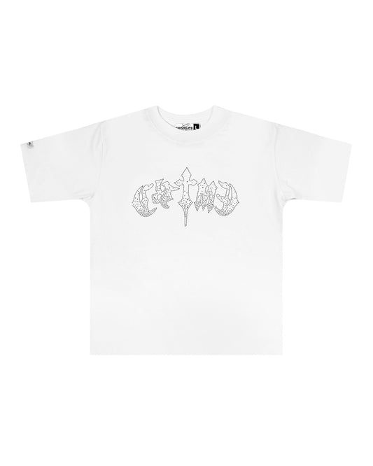 DIAMOND GOTHIC CROSS TEE