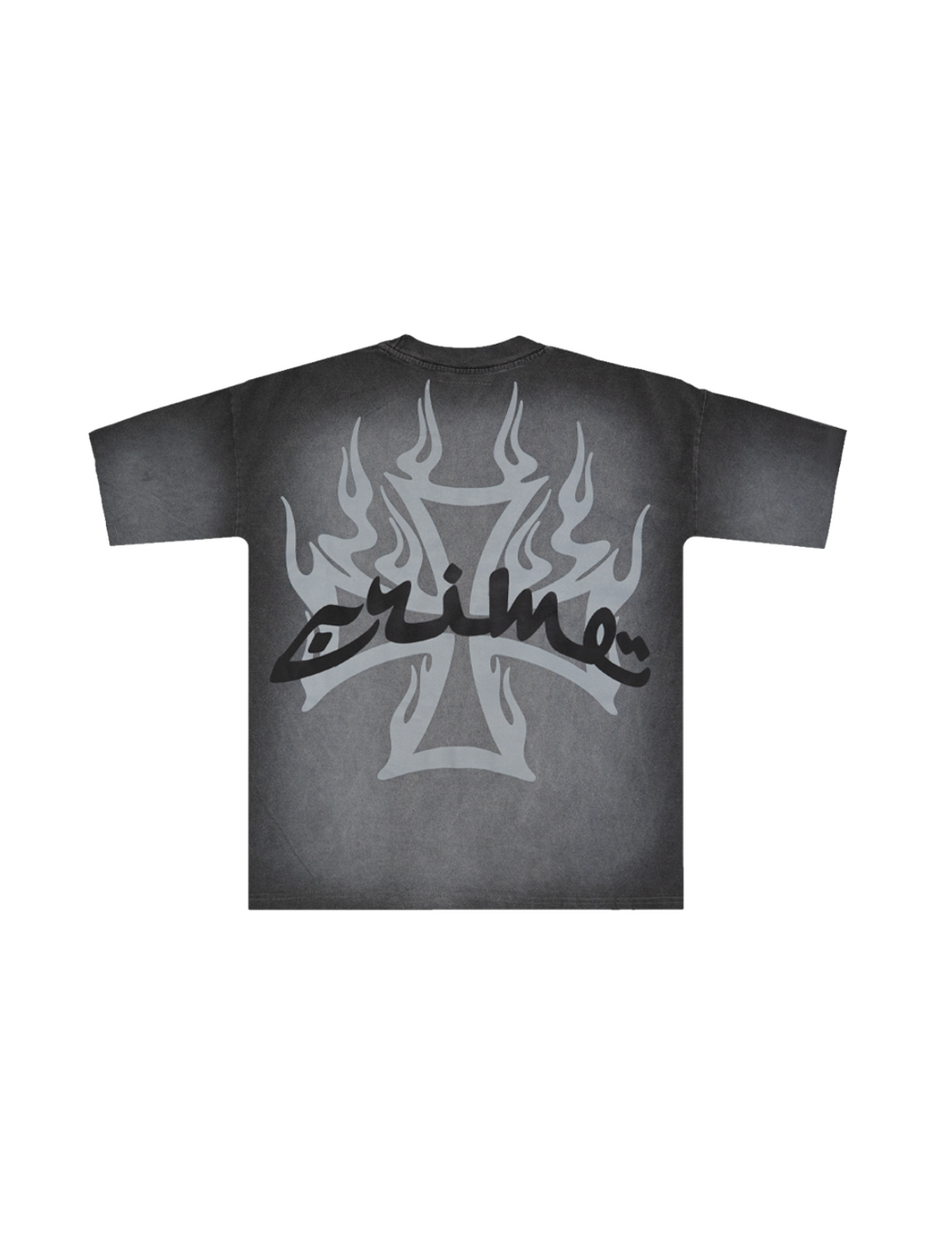 CROSS FLAMES TEE - CRIMELIFE