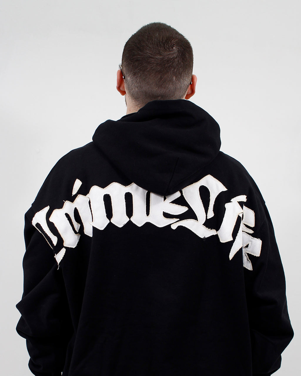 DESTROYED ANGEL GOTHIC HOODIE - CRIMELIFE