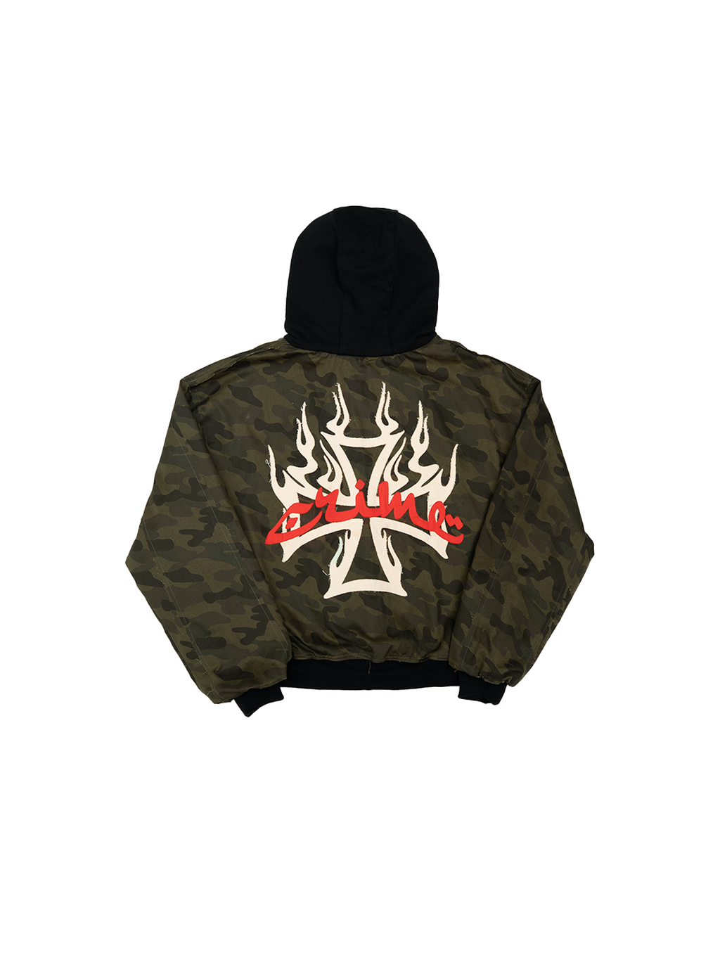REBEL CAMO ZIP JACKET