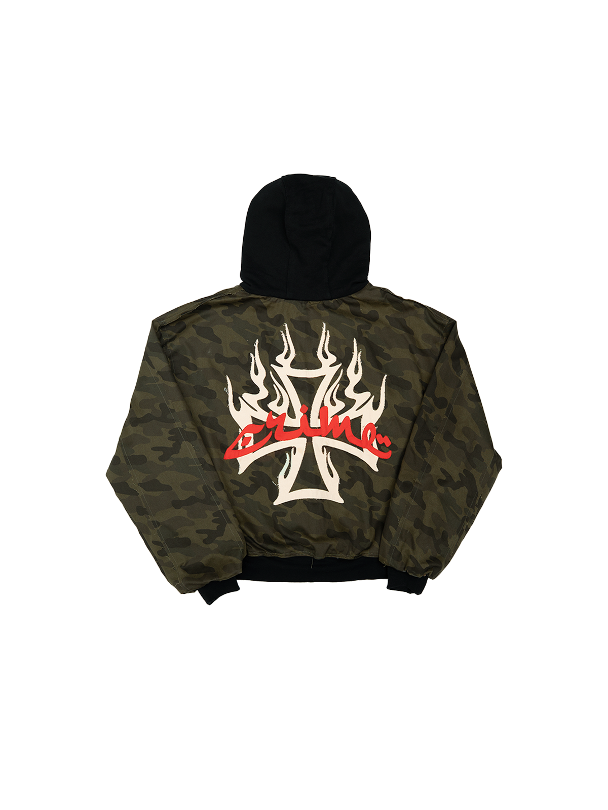 REBEL CAMO ZIP JACKET