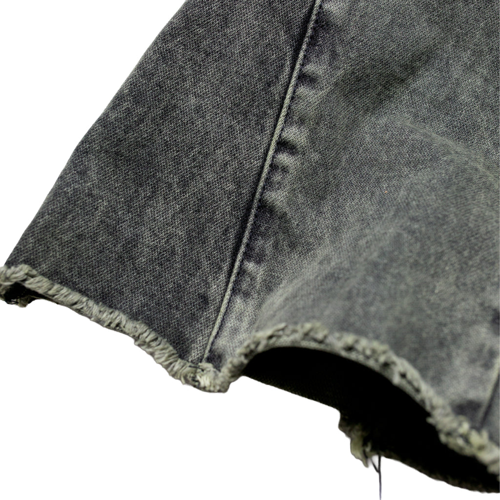 GOTHIC CROSS FLARED JEANS - CRIMELIFE