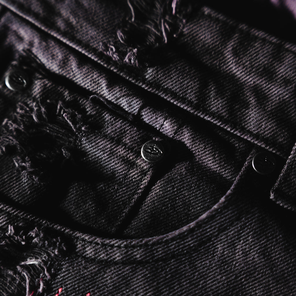 SAINTFALL DENIM JEANS - CRIMELIFE