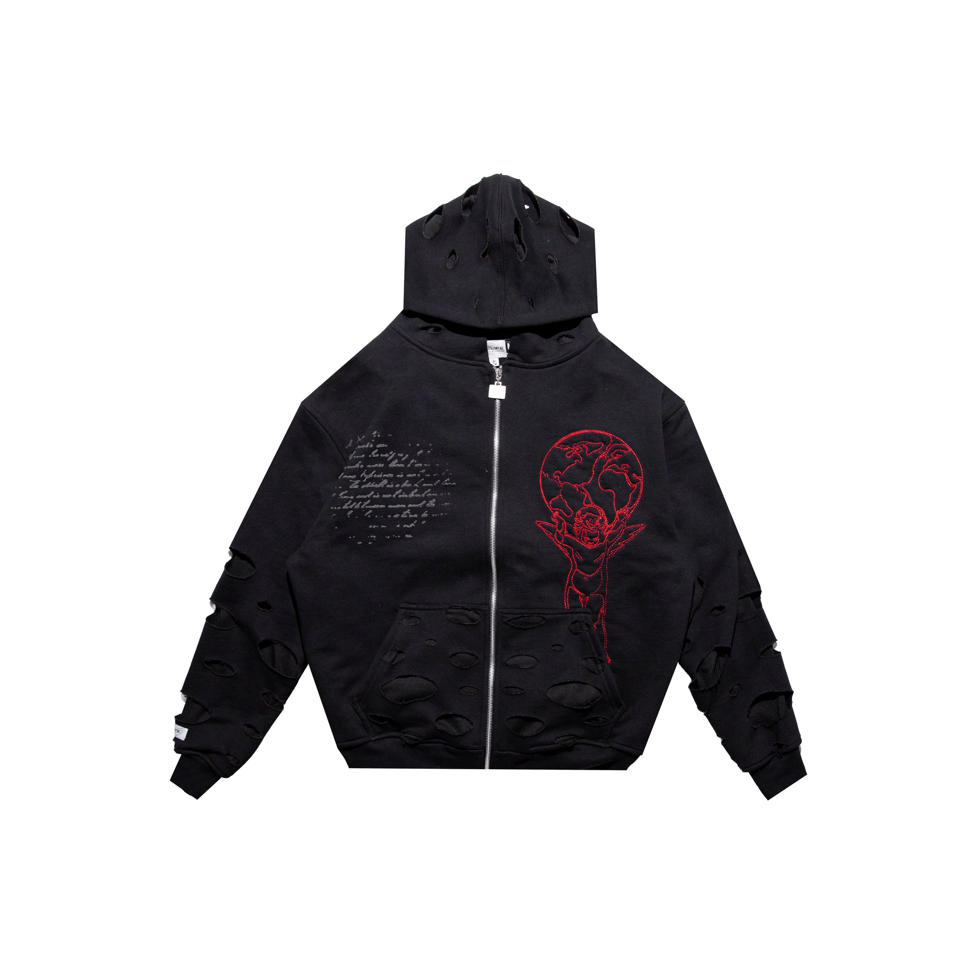 SHOT FIRE ZIPPER HOODIE