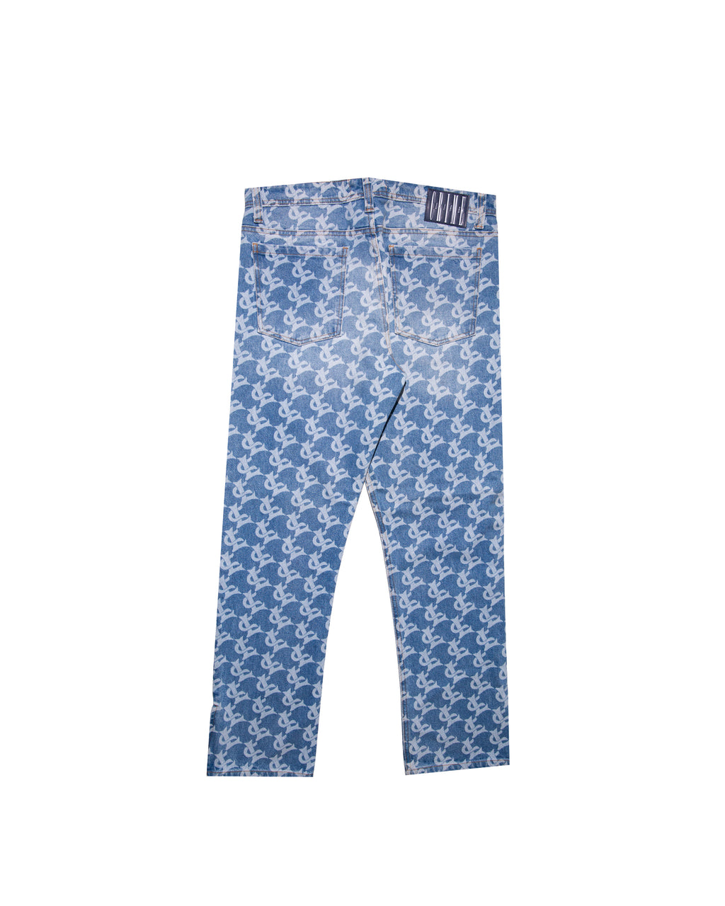 CL MONOGRAM DENIM JEANS BLUE
