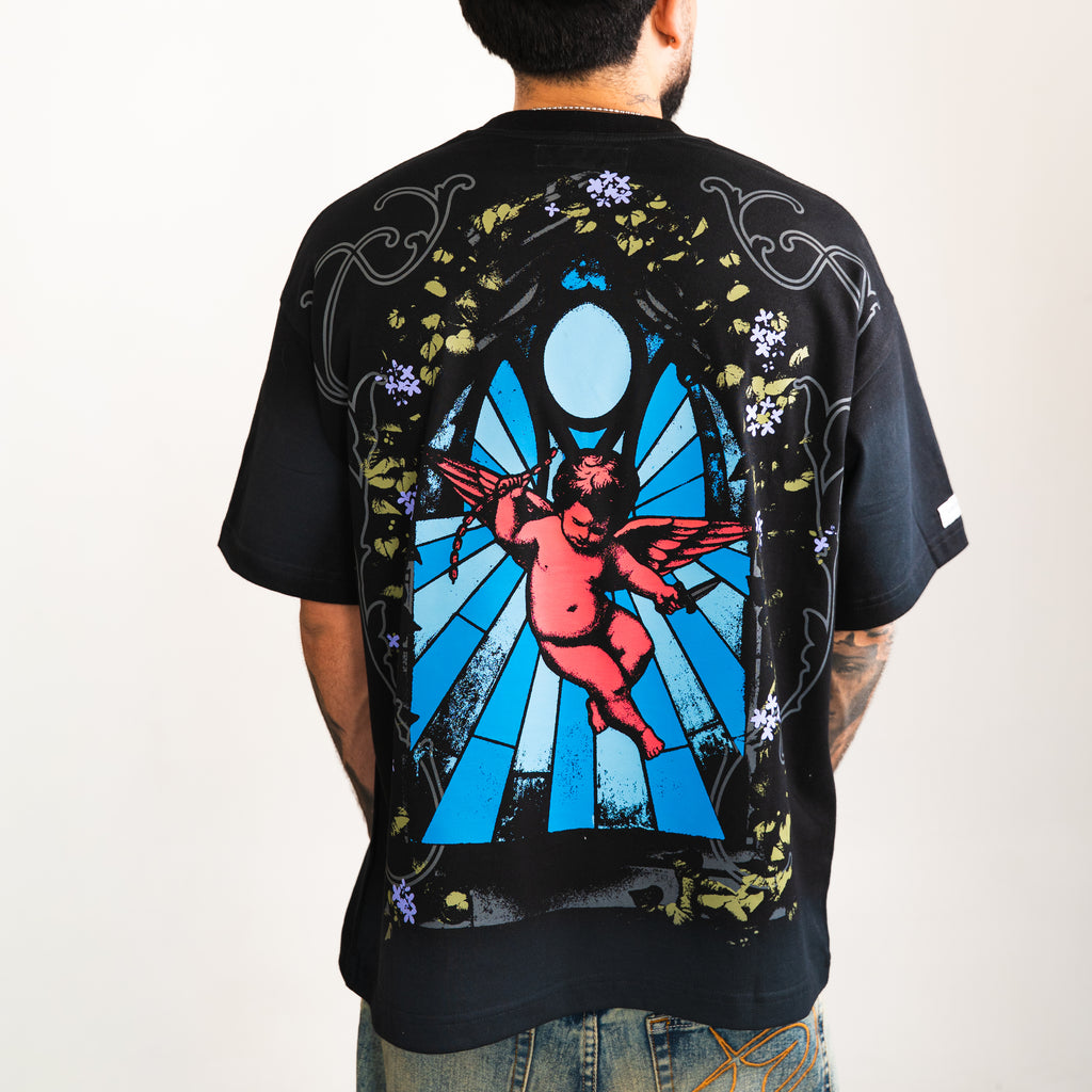 BLACK CANVAS TEE