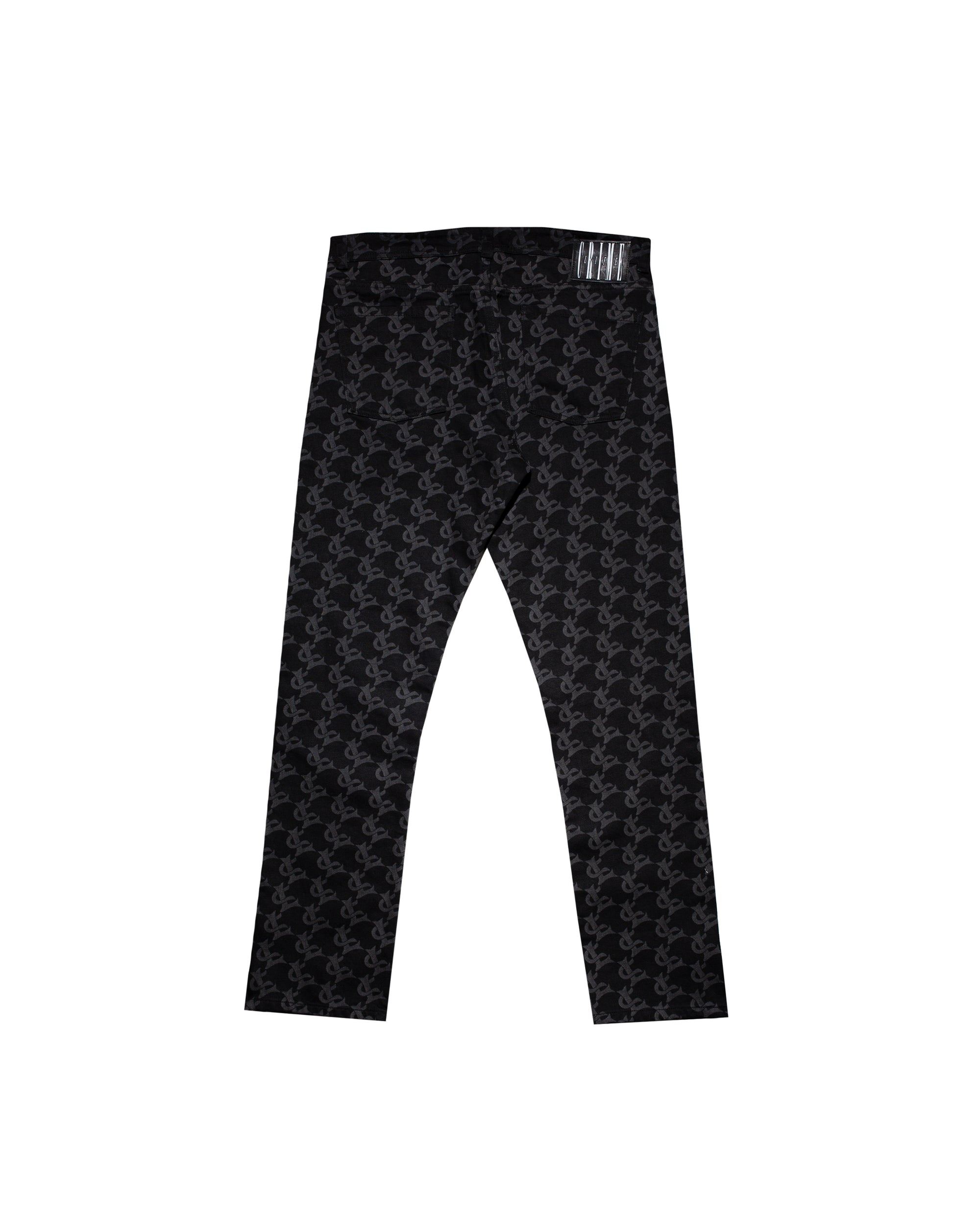 CL MONOGRAM DENIM JEANS