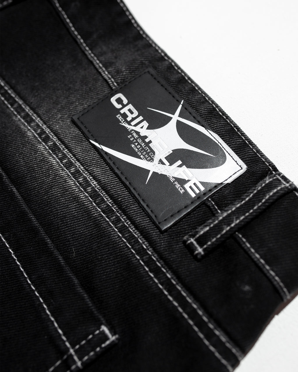PANEL STITCH FLARE DENIM JEANS