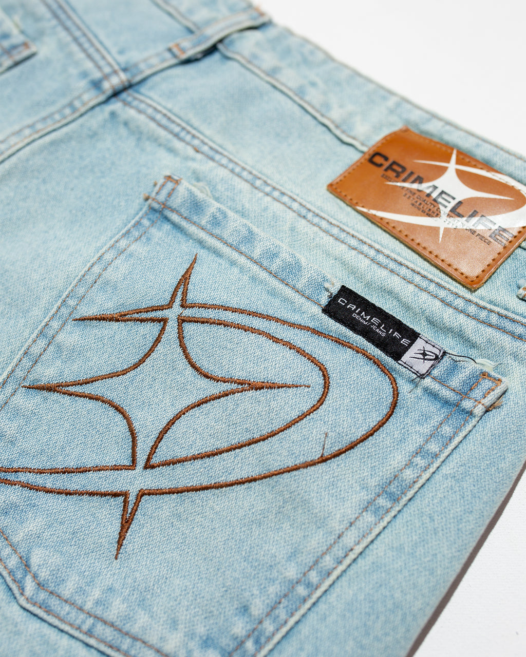 FULLY DESTROYED DENIM JEANS