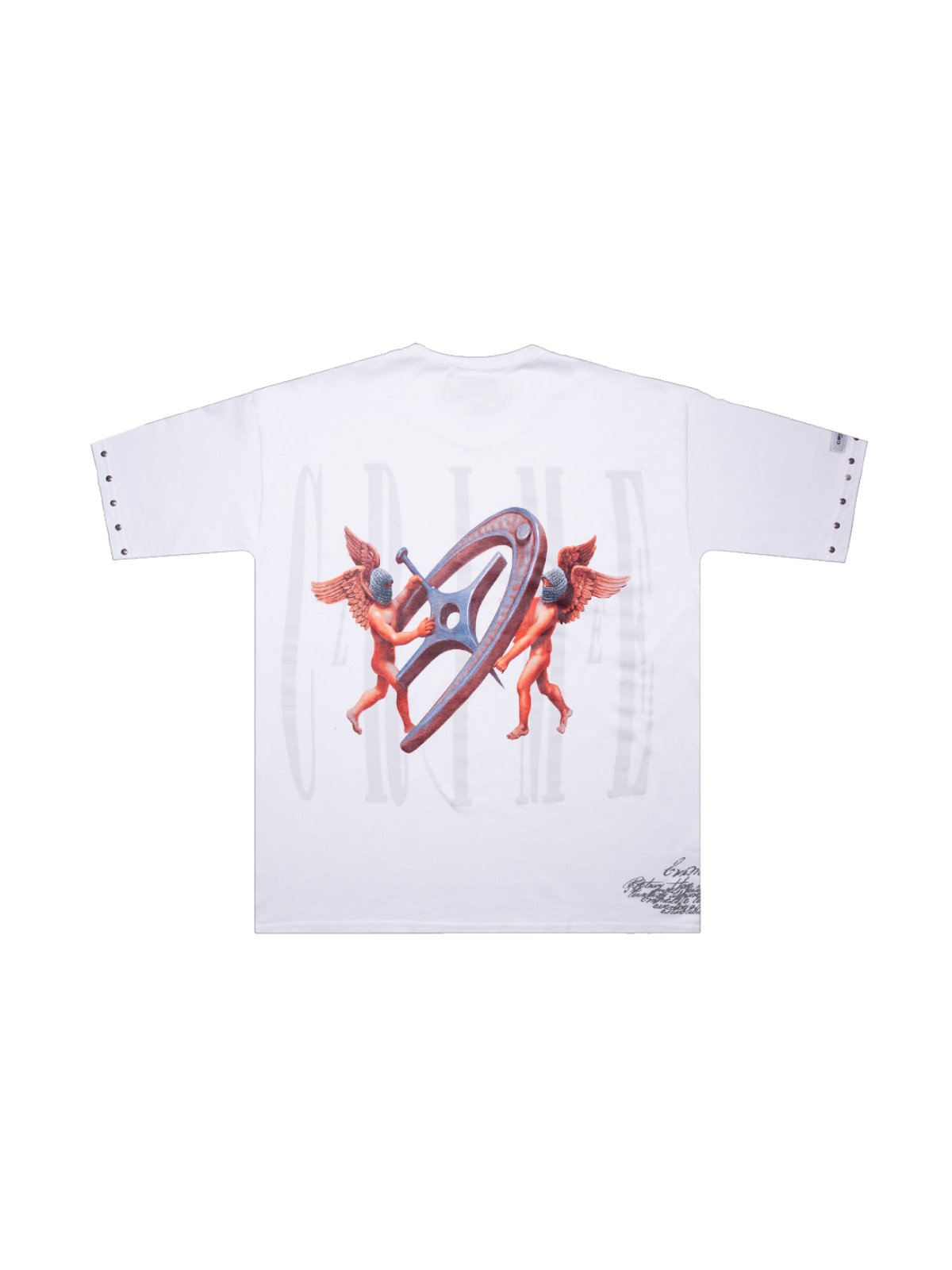 LUCKY ANGELS TEE - CRIMELIFE