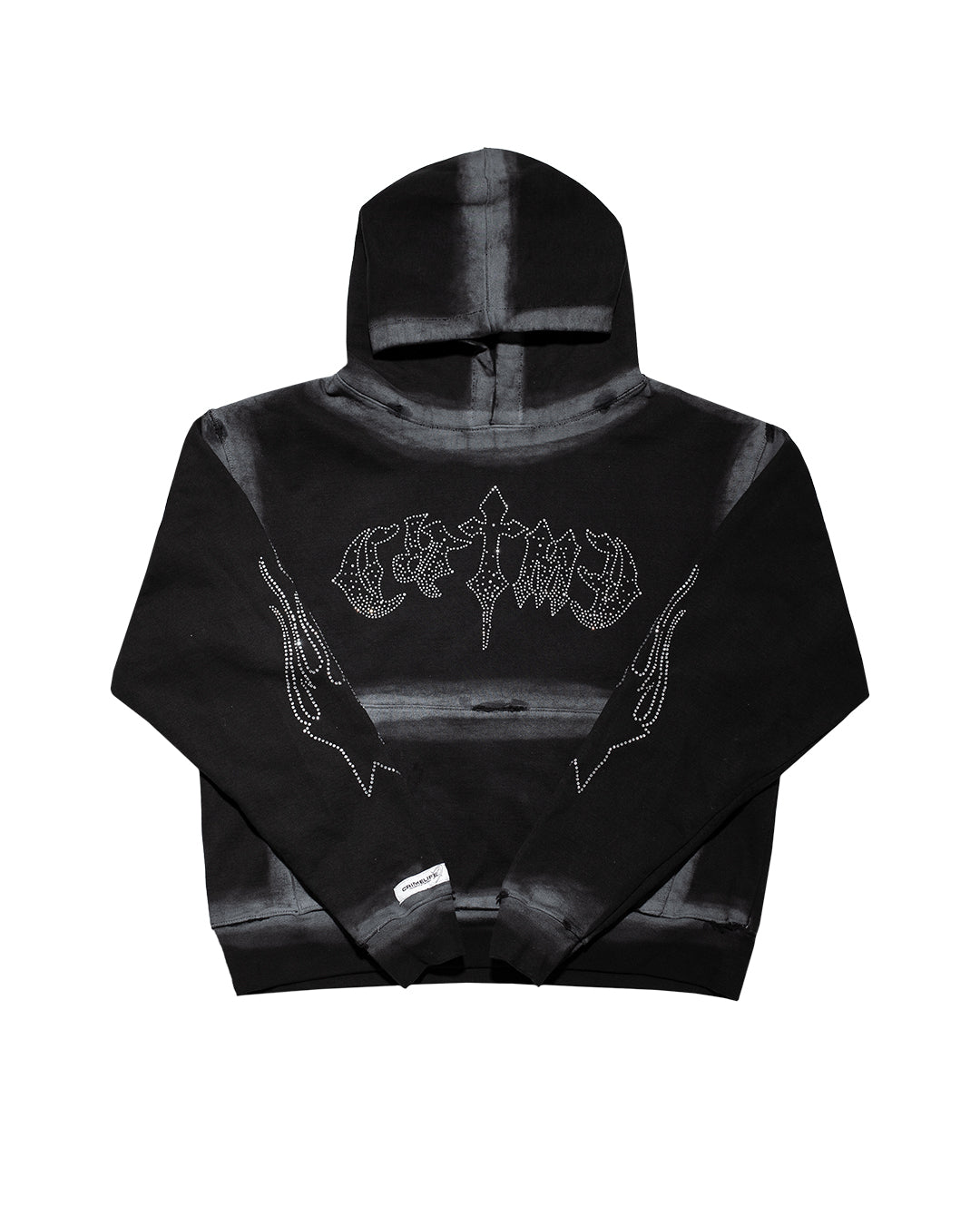 LUXURY GOTHIC CROSS HOODIE
