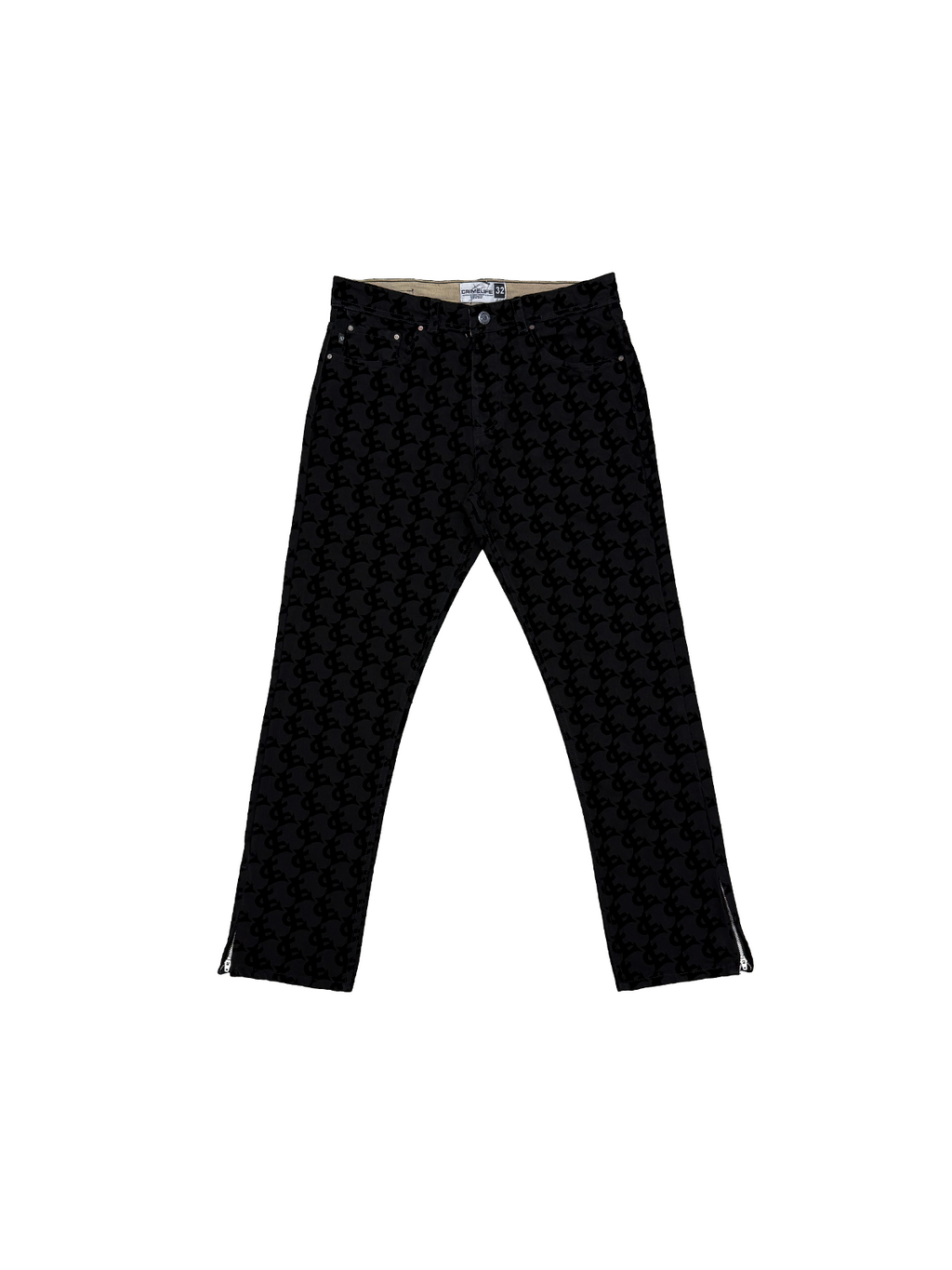 CL SUEDE MONOGRAM JEANS