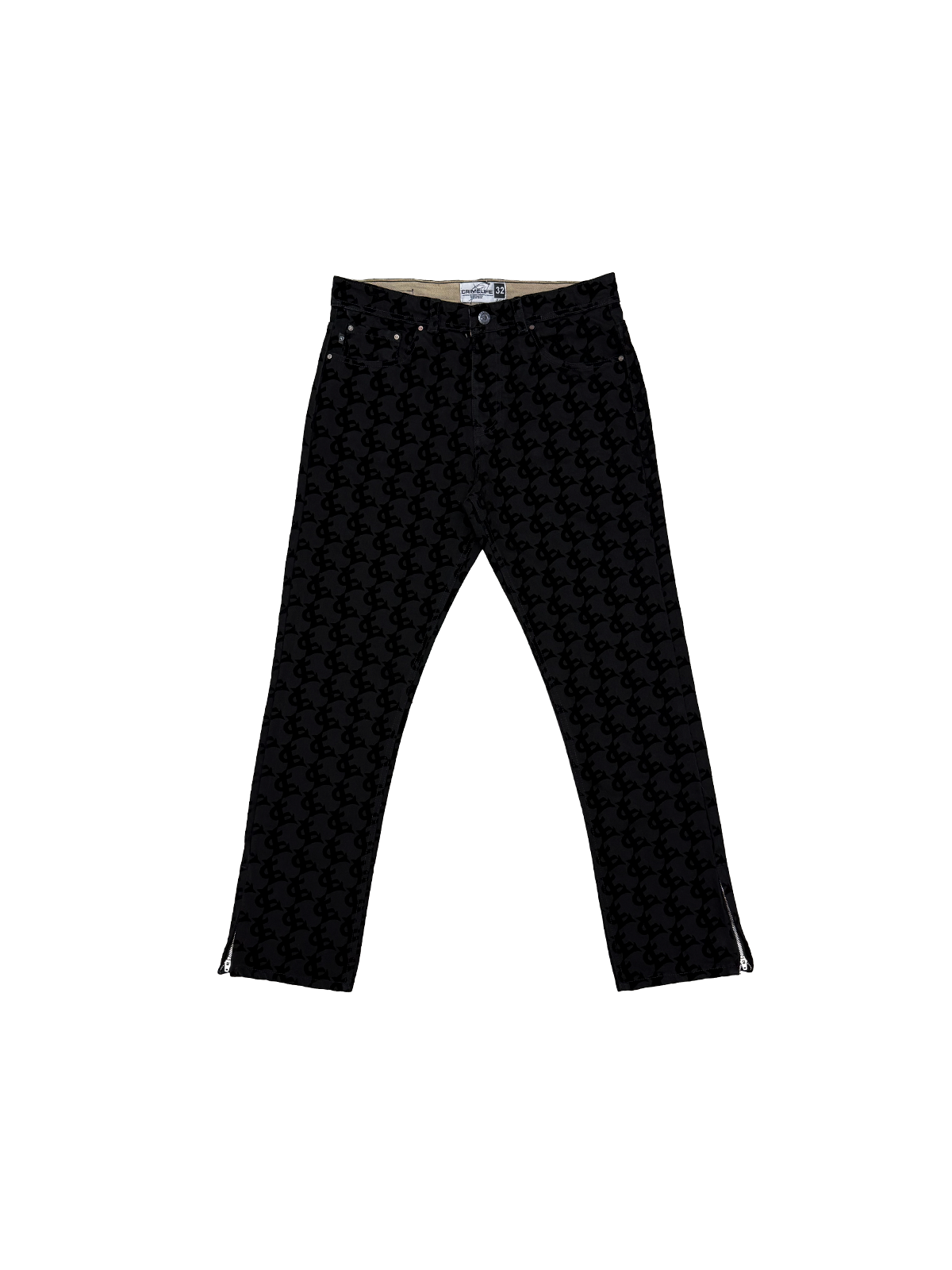 CL SUEDE MONOGRAM JEANS