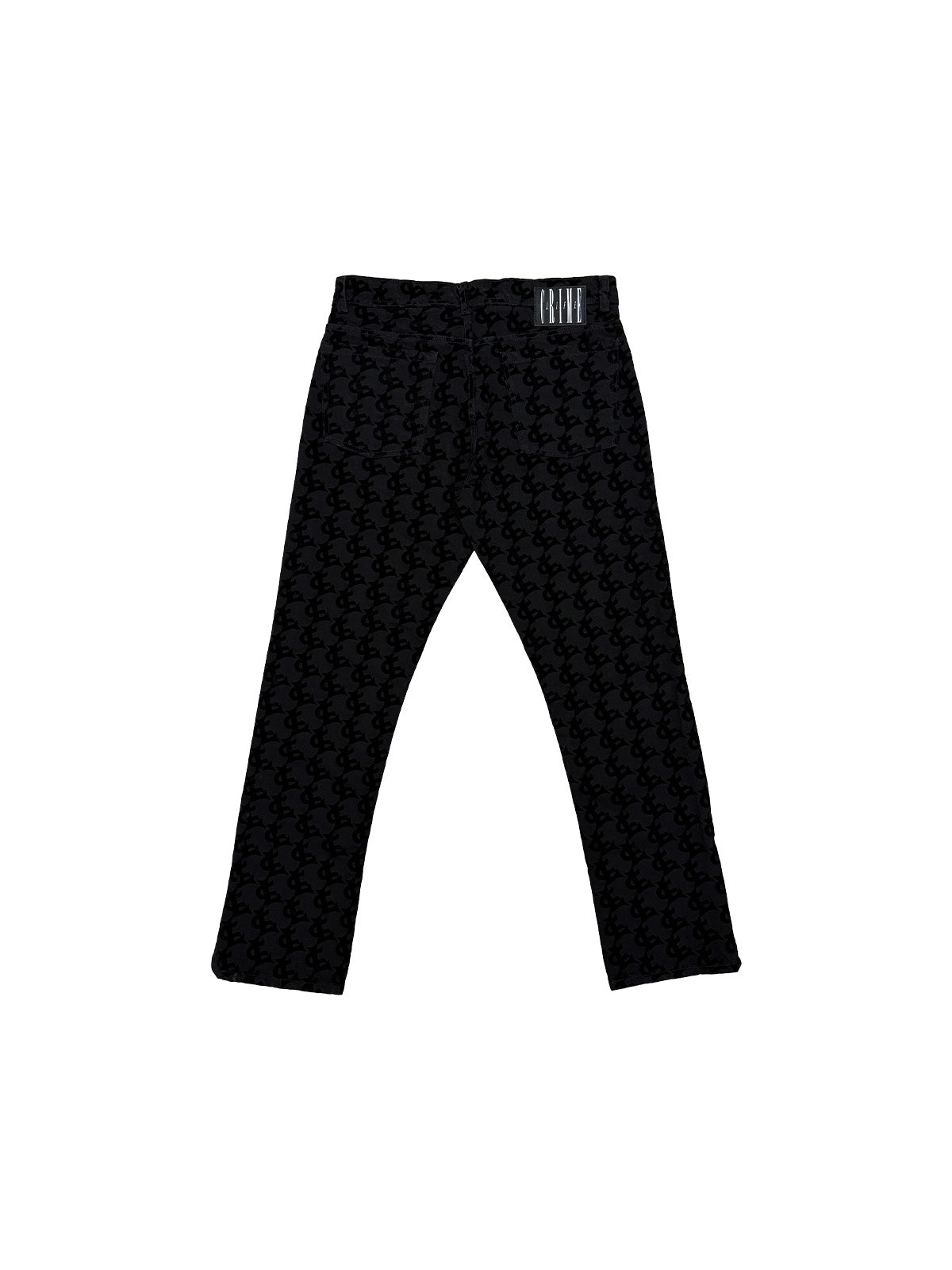CL SUEDE MONOGRAM JEANS
