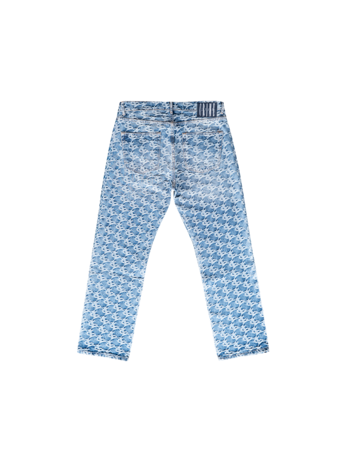 CL MONOGRAM DENIM JEANS (STRAIGHT FIT)