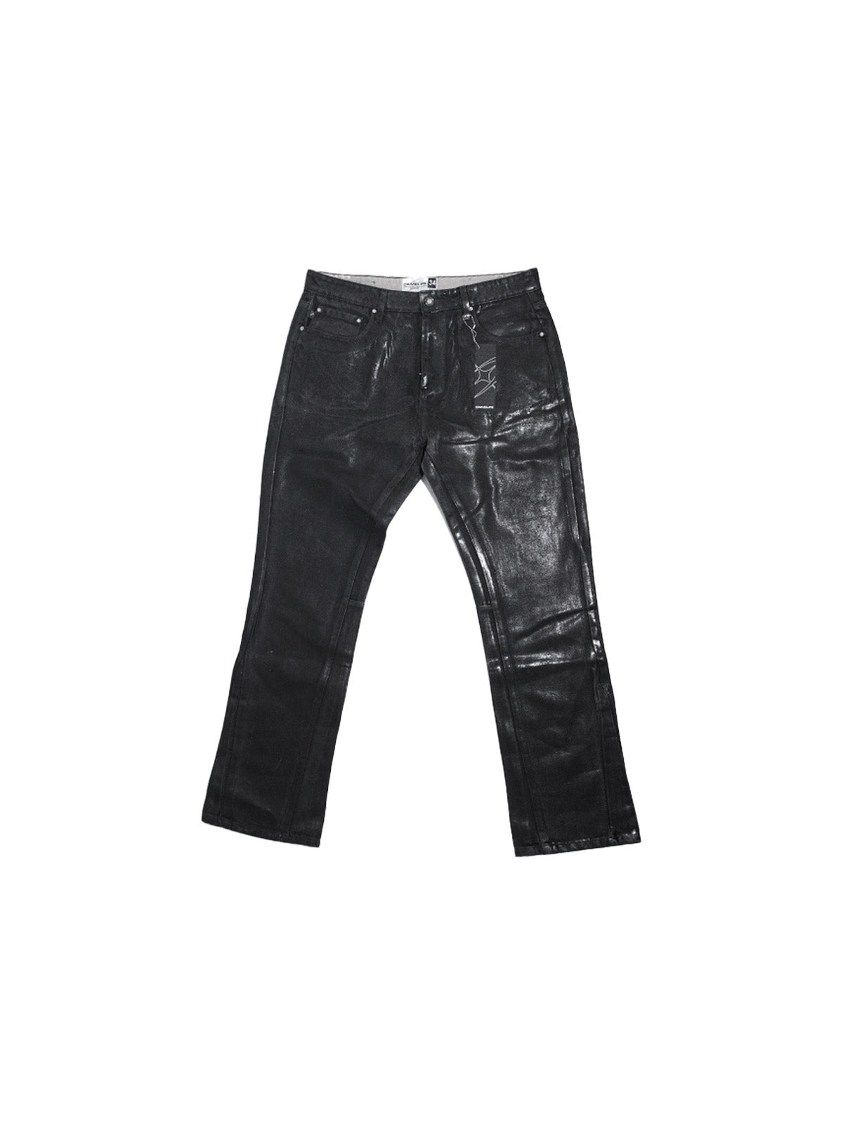 WAXED JEANS BLK