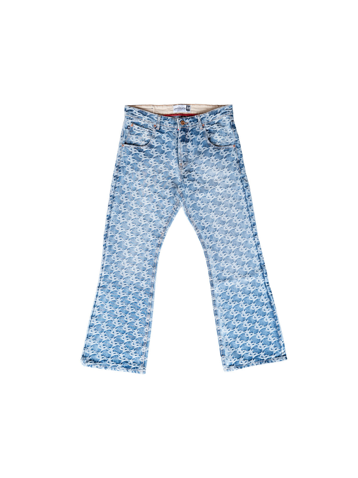 CL MONOGRAM DENIM JEANS (STRAIGHT FIT)