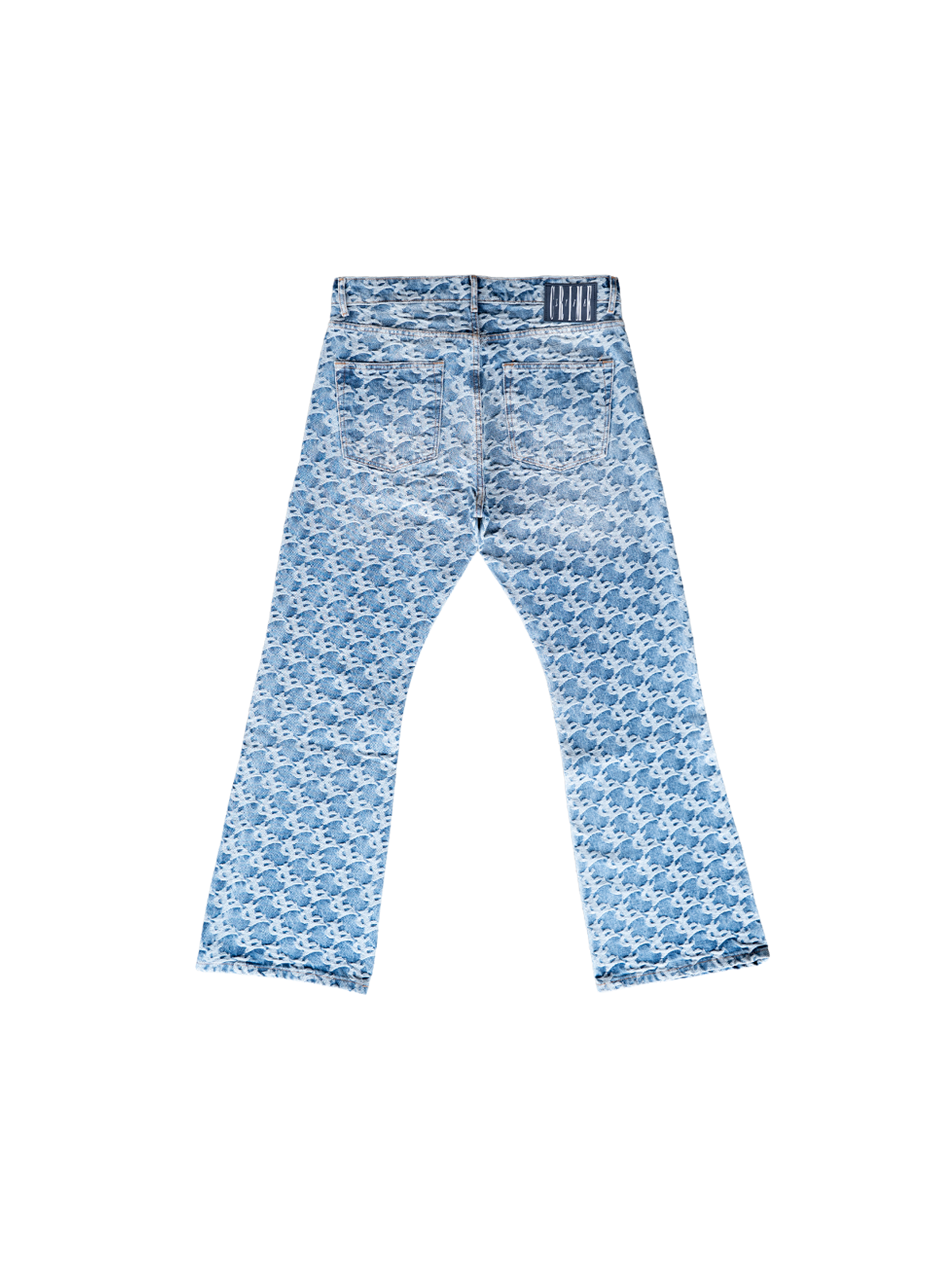 CL MONOGRAM DENIM JEANS (STRAIGHT FIT)