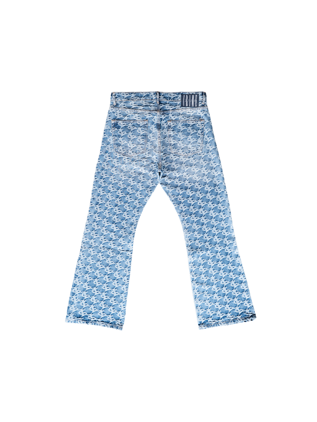 CL MONOGRAM DENIM JEANS (FLARED)