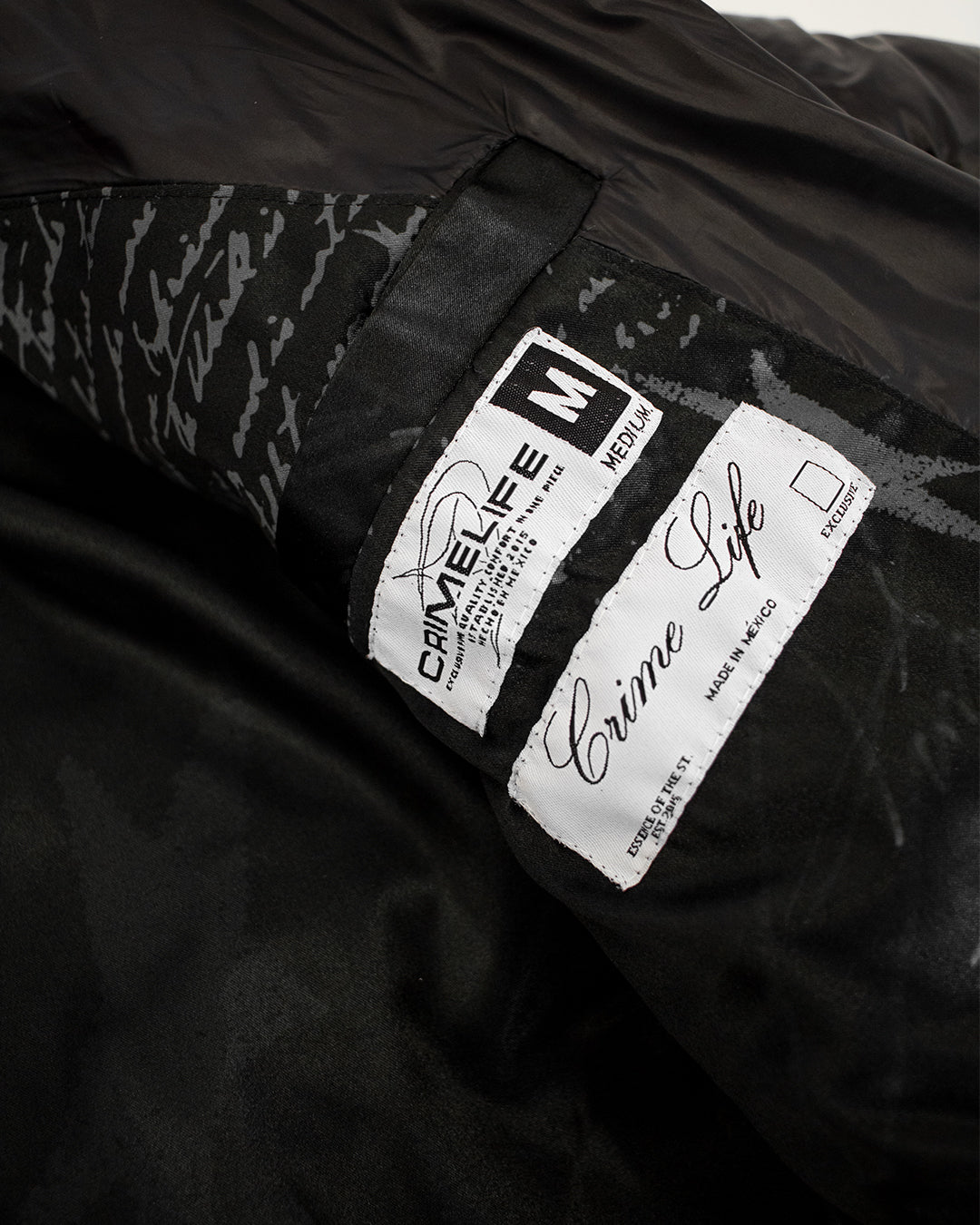 MONOGRAM PUFFER JACKET - CRIMELIFE