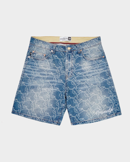 CL MONOGRAM SHORT - CRIMELIFE